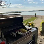 In Erster Reihe - Direkter Strandzugang - Eingezaeunter Garten - Dachterrasse - 2 Gartenterrassen - Terrassendach - Grill Mit Plancha - 5-sterne-meerblick - Bar - Kamin - Soundanlage - Pool Whirlpool - Kinderfreundlich - Hunde Willkommen * Hulshorst