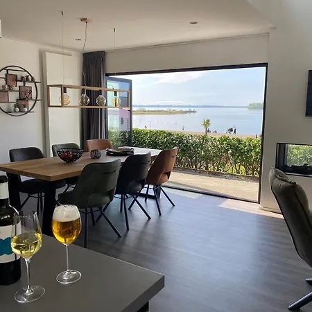 In Erster Reihe - Direkter Strandzugang - Eingezaeunter Garten - Dachterrasse - 2 Gartenterrassen - Terrassendach - Grill Mit Plancha - 5-sterne-meerblick - Bar - Kamin - Soundanlage - Pool Whirlpool - Kinderfreundlich - Hunde Willkommen Villa Hulshorst