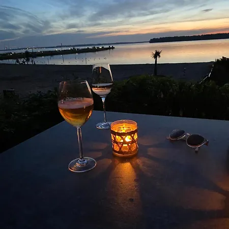In Erster Reihe - Direkter Strandzugang - Eingezaeunter Garten - Dachterrasse - 2 Gartenterrassen - Terrassendach - Grill Mit Plancha - 5-sterne-meerblick - Bar - Kamin - Soundanlage - Pool Whirlpool - Kinderfreundlich - Hunde Willkommen