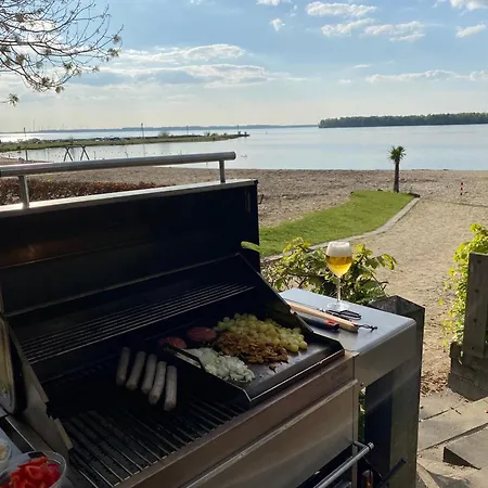 In Erster Reihe - Direkter Strandzugang - Eingezaeunter Garten - Dachterrasse - 2 Gartenterrassen - Terrassendach - Grill Mit Plancha - 5-sterne-meerblick - Bar - Kamin - Soundanlage - Pool Whirlpool - Kinderfreundlich - Hunde Willkommen * Hulshorst