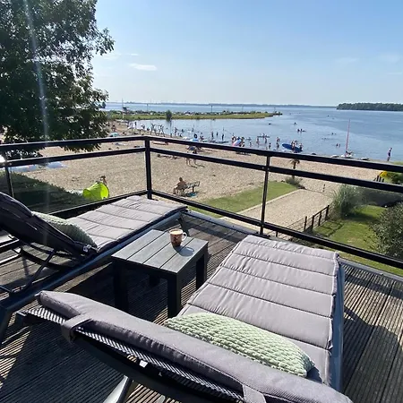 In Erster Reihe - Direkter Strandzugang - Eingezaeunter Garten - Dachterrasse - 2 Gartenterrassen - Terrassendach - Grill Mit Plancha - 5-sterne-meerblick - Bar - Kamin - Soundanlage - Pool Whirlpool - Kinderfreundlich - Hunde Willkommen فيلة هولْسْهورست