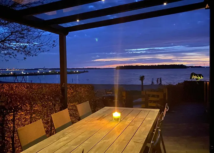 In Erster Reihe - Direkter Strandzugang - Eingezäunter Garten - Dachterrasse - 2 Gartenterrassen - Terrassendach - Grill Mit Plancha - Xxl Meerblick - Bar - Sonos Soundanlage - Pool Whirlpool - Kinderfreundlich - Hunde Willkommen * Hulshorst